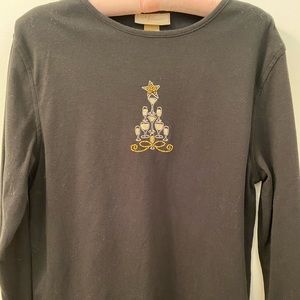 Holiday Long-Sleeve T. Size M